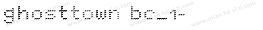 ghosttown bc_1字体转换